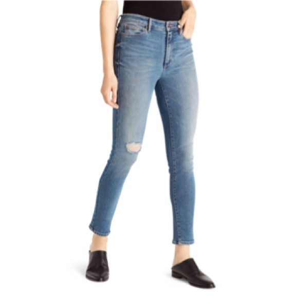 ELLA MOSS High Rise Ankle Skinny Jean NWT Size 31 Pine - Picture 9 of 11